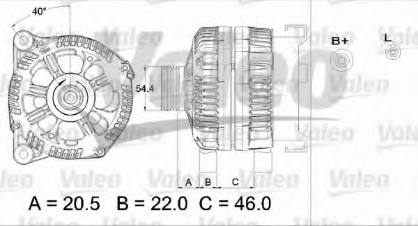 VALEO 437429 Alternator